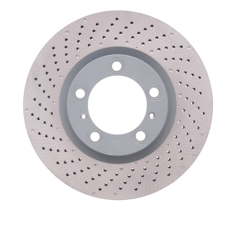 DFC — DFC 09-23 Porsche Cayman Left Front Drilled Hi-Carbon Alloy Geomet Coated Rotor
DFC Brake Rotor