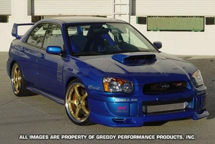 GReddy — GReddy 04+ WRX & STi Fiberglass Front Lip Spoiler