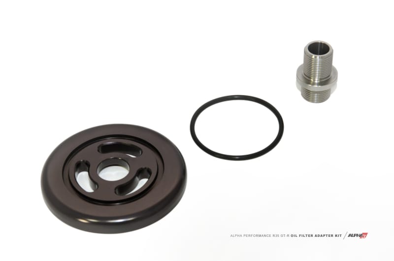 AMS — AMS Performance 09+ Nissan GT-R R35 Alpha Billet Oil Filter Adapter w/Street Filter for Cooling Kit
Oil Filter Adapter