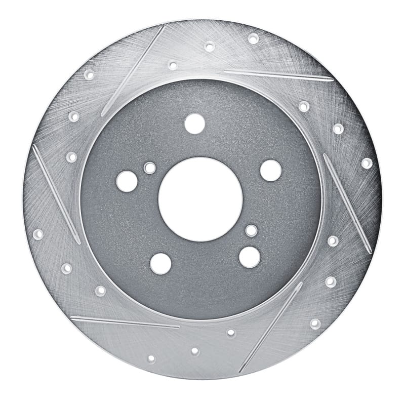 R1 Concepts — R1 18-22 Toyota C-HR Rear Left Drilled & Slotted Silver Brake Rotor
R1 Brake Rotor Drill