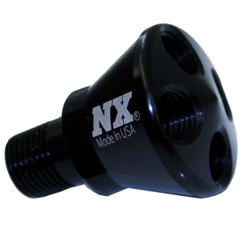 Nitrous Express — Nitrous Express 4 Port Micro Showerhead Distribution Block - Black
Distribution Block
N2ODstributionBlk