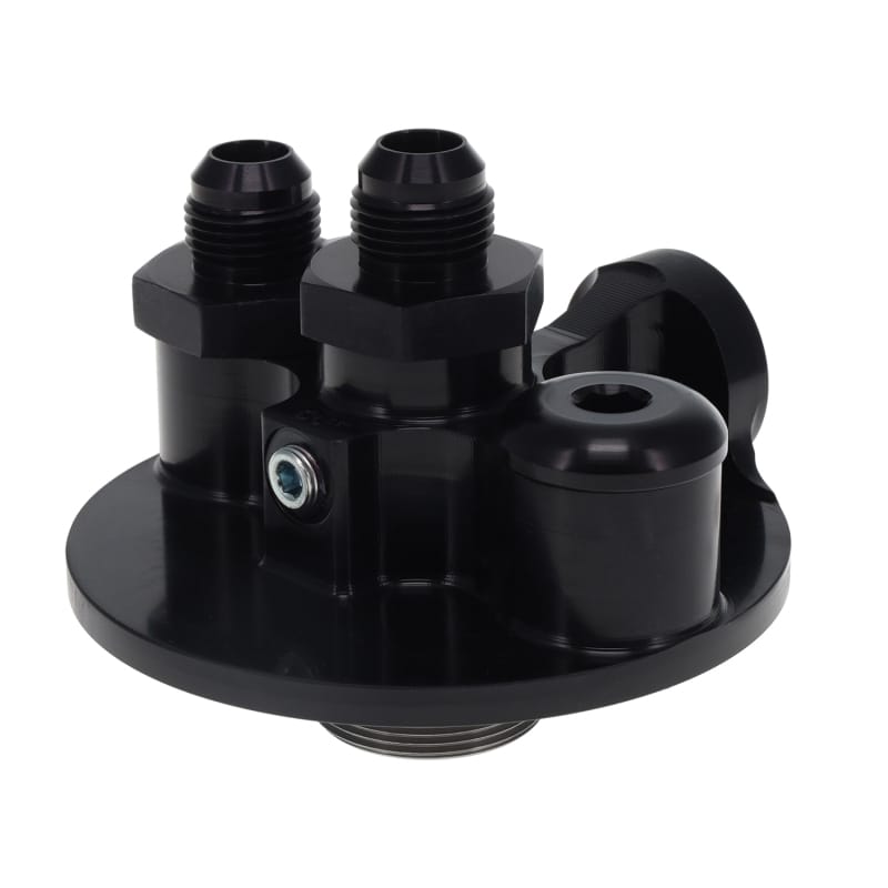 Peterson Fluid Systems — Peterson Fluid Systems Remote Filter Mount 1-1/2in -16AN Thread -10AN Fittings
REMOTE FILTER MOUNT