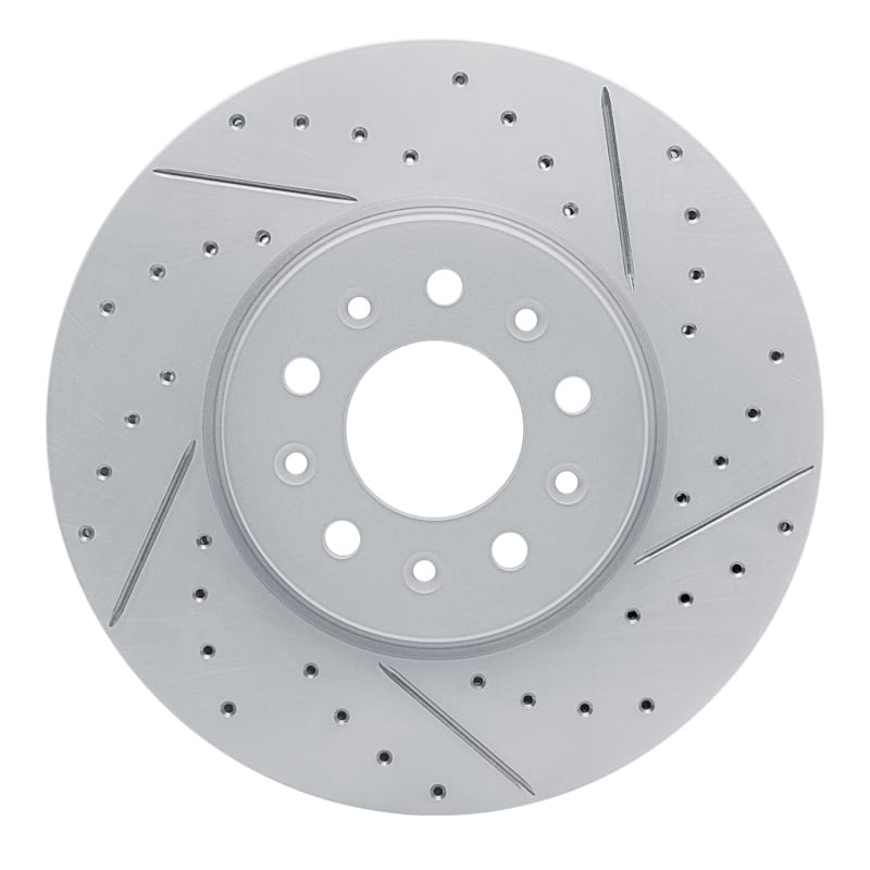 R1 Concepts — R1 16-21 Buick Regal Tourx Front Right Drilled & Slotted Geo-Carbon Rotor