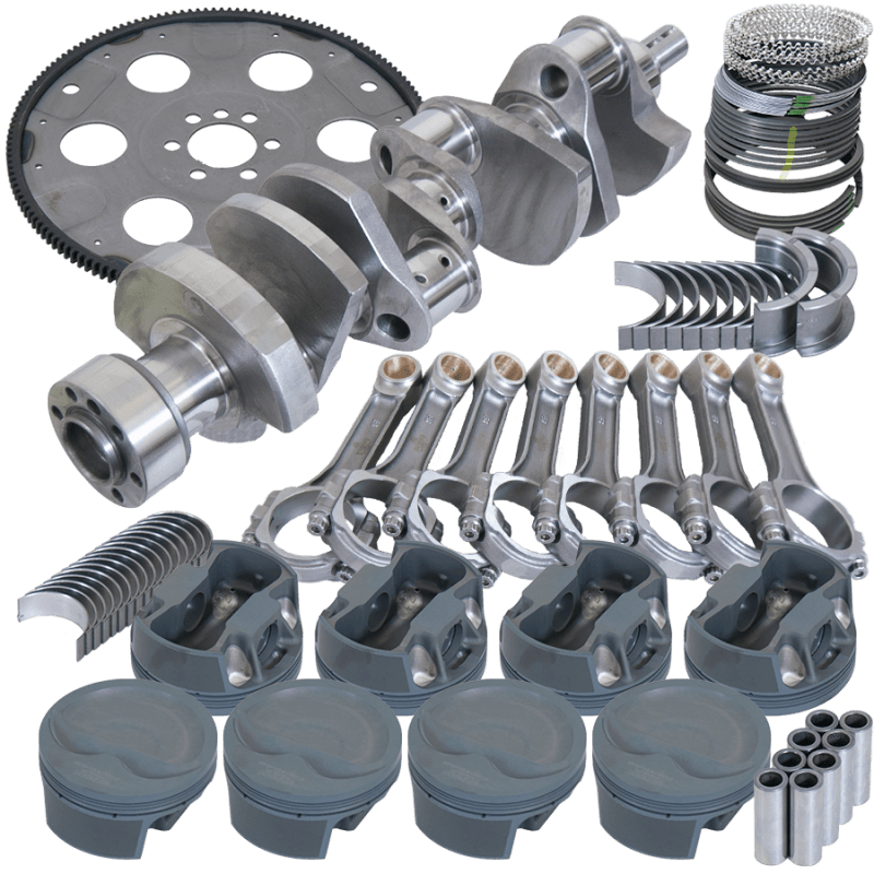 Eagle — Eagle Chevy 350 1Pc 3.750in Crank 6.000in I-Beam Rod 4.040in Pistons 153 Tooth FP Balanced Assembly
Bal Str & Strip Assy