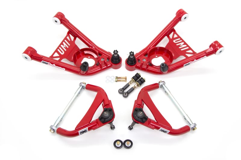 UMI Performance — UMI Performance 64-72 GM A-Body Tubular Upper & Lower Front A-Arm Kit- Delrin Bushings
Front Control Arms