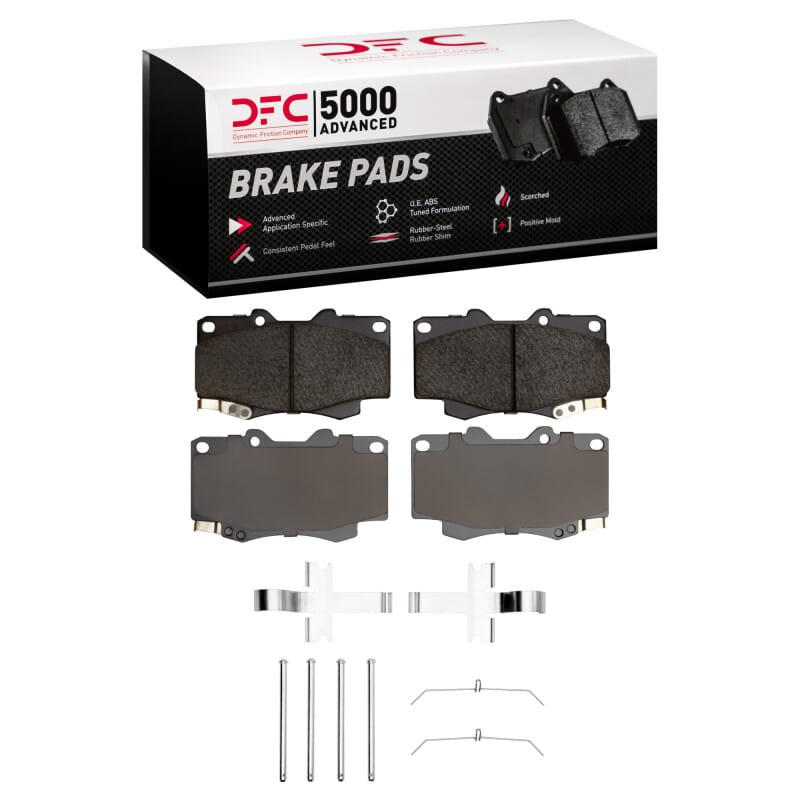 DFC — DFC 95-04 Toyota 4Runner Front 5000 Advanced Ceramic Brake Pads and Hardware Kit
DFC Brake Pad Set