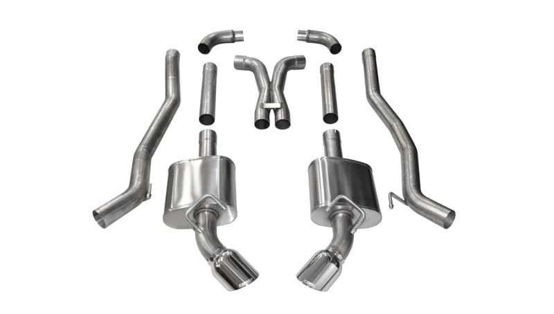 CORSA Performance — Corsa 2011-2015 Chevrolet Camaro SS 6.2L V8 Manual Polished Xtreme 3in Cat-Back
Exhaust