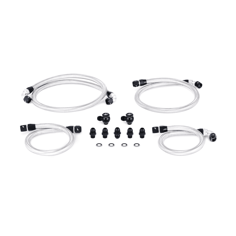 Mishimoto — Oil Cooler Line Kit, Stainless Steel, fits Mazda RX-8 2004-2008
Mazda RX8 Oil Line Kit