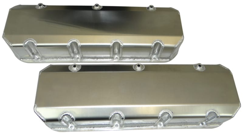 Moroso — Moroso Chevrolet Big Block (w/Symmetrical Port) Valve Cover - Exhaust Pockets/Intake Tubes - Alum