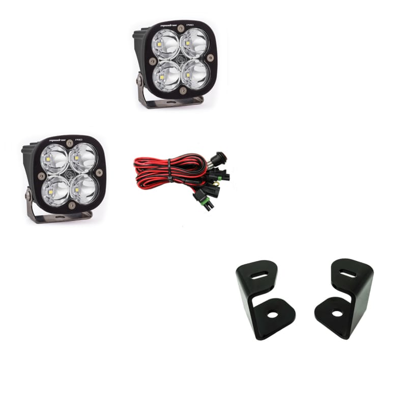 Baja Designs — Baja Designs 09-19 Dodge Ram 1500 A-Pillar Kit Squadron Pro