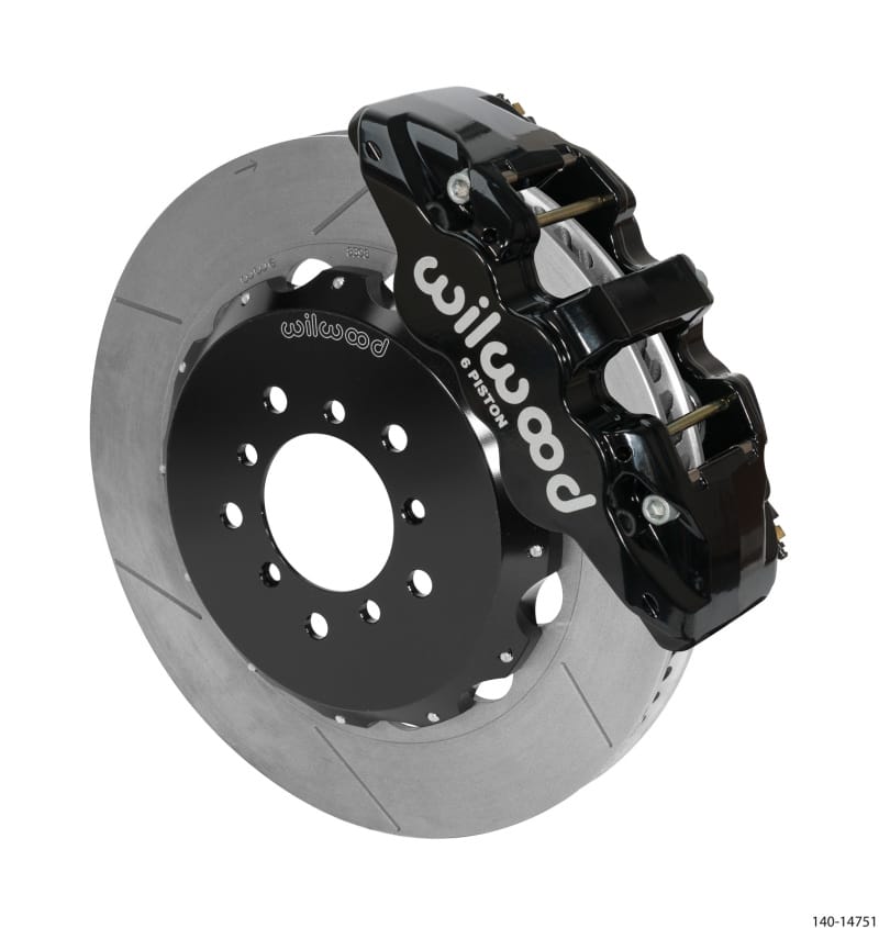 Wilwood — Wilwood AERO6 Front Hat Kit 14.00 Black 00-06 BMW M3 E46 w/ Lines
BRAKE KIT