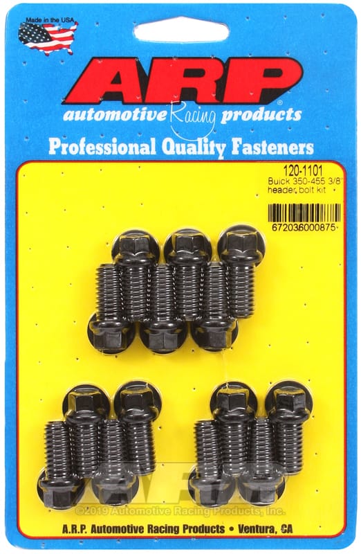 ARP — ARP Buick 350-455 3/8in header bolt kit