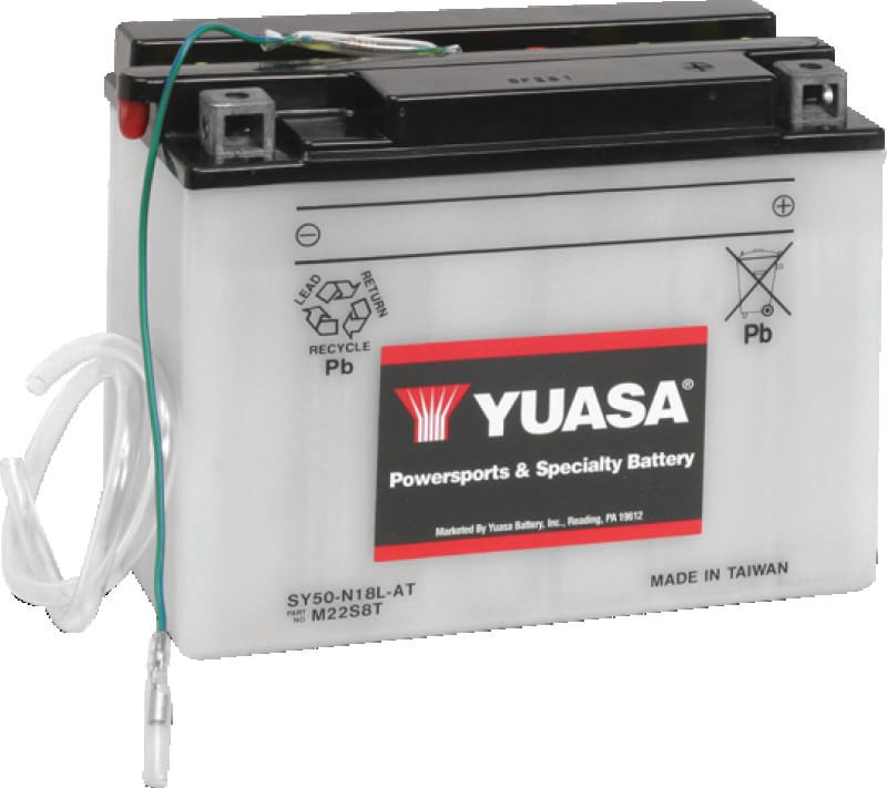 Yuasa Battery — Yuasa SY50-N18L-AT Yumicron 12-Volt Battery