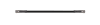 Goodridge — Goodridge 50in Universal Brake Line Assembly w/SS Fittings & Black Hose