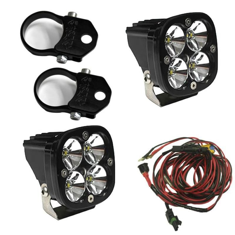 Baja Designs — Baja Designs Squadron Pro LED Light Pods Kit w/Vertical Mounts/2.00in Harness