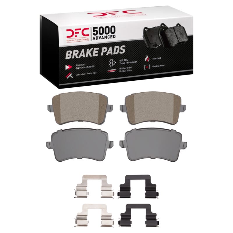 DFC — DFC 13-17 Audi Q5 (Mexico) Rear 5000 Advanced Ceramic Brake Pads and Hardware Kit
DFC Brake Pad Set
