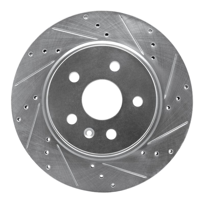 R1 Concepts — R1 10-25 Buick Regal Rear Right Drilled & Slotted Silver Brake Rotor
R1 Brake Rotor Drill
