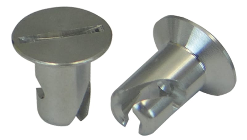 Moroso — Moroso Quick Fastener - Flush Head - 5/16in x .400in - Aluminum - 10 Pack