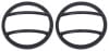 Kentrol — Kentrol 07-18 Jeep Wrangler JK Fog Light Cover Pair - Textured Black