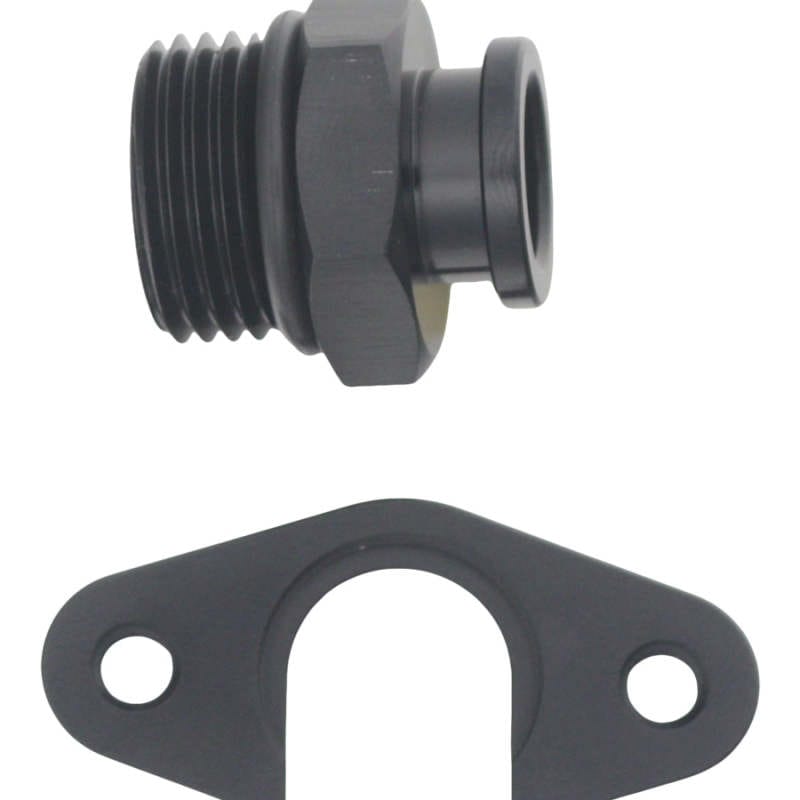 DeatschWerks — DeatschWerks 8AN ORB to Polaris RZR Turbo OE Regulator Adapter - Anodized Matte Black
Lines & Fittings
