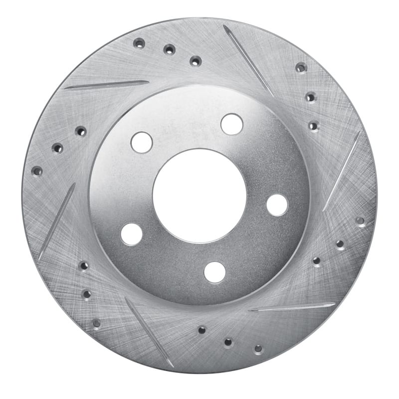 R1 Concepts — R1 86-92 Ford Taurus (Excl SHO) Rear Right Front Right Drilled & Slotted Silver Brake Rotor
R1 Brake Rotor Drill