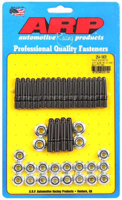 ARP — ARP Ford 302-351W Hex Oil Pan w/ Side Rail