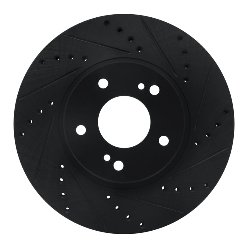 R1 Concepts — R1 97-01 Infiniti Q45 Front Right Drilled & Slotted Black Brake Rotor
R1 Brake Rotor Drill