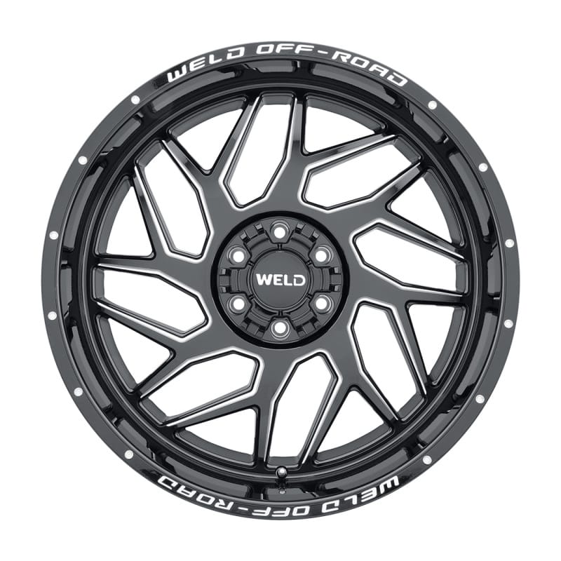 Weld — Weld Off-Road W117 20X10 Fulcrum 8X165.1 ET13 BS6.00 Gloss Black MIL 125.1