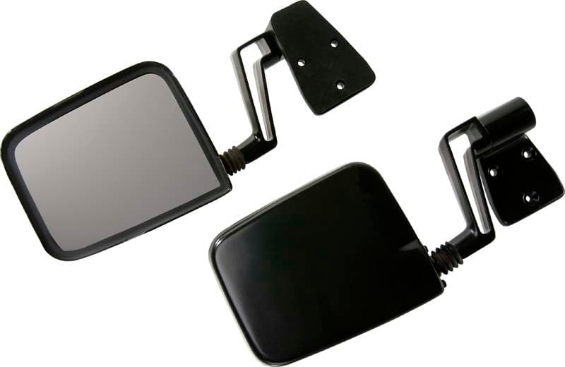 Kentrol — Kentrol 88-06 Jeep Wrangler YJ/TJ Mirror Kit Pair - Powdercoat Black