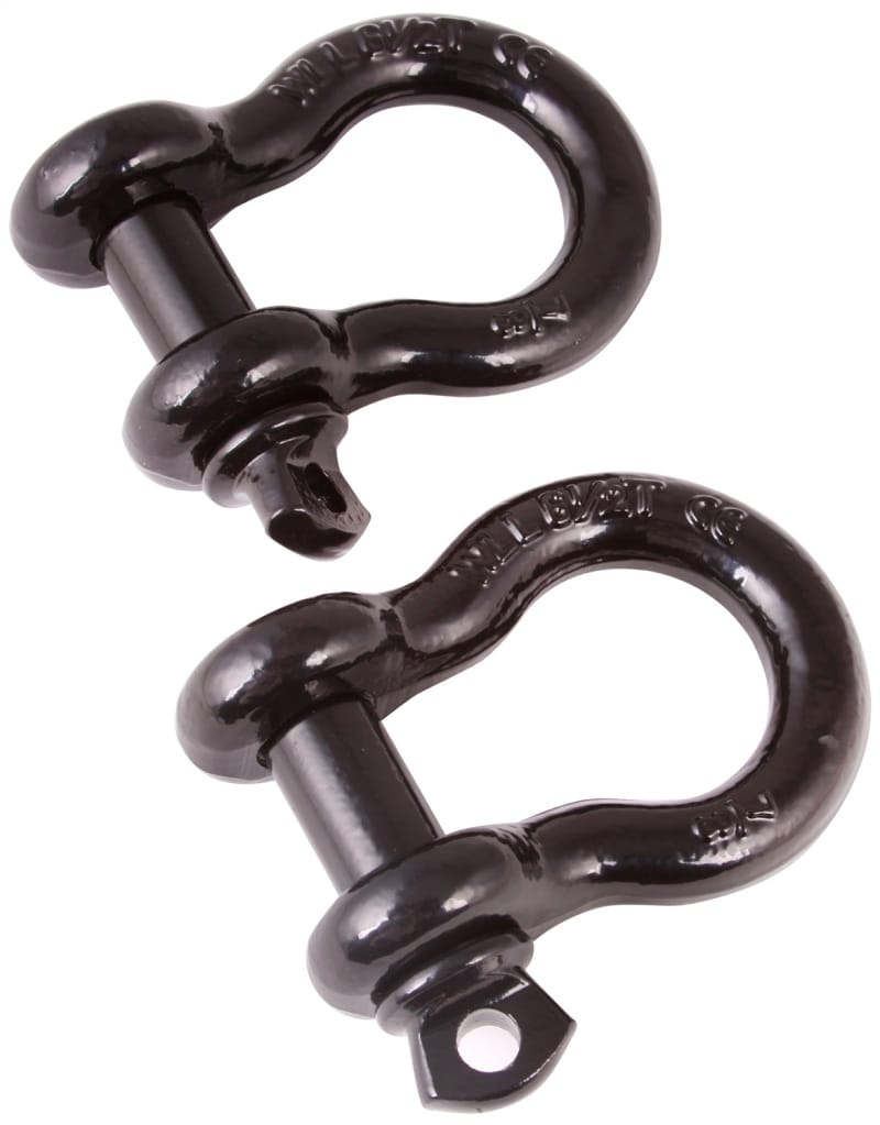 Rugged Ridge — Rugged Ridge Black 7/8th Inch D-Shackles
OFFROAD_RECOVERY