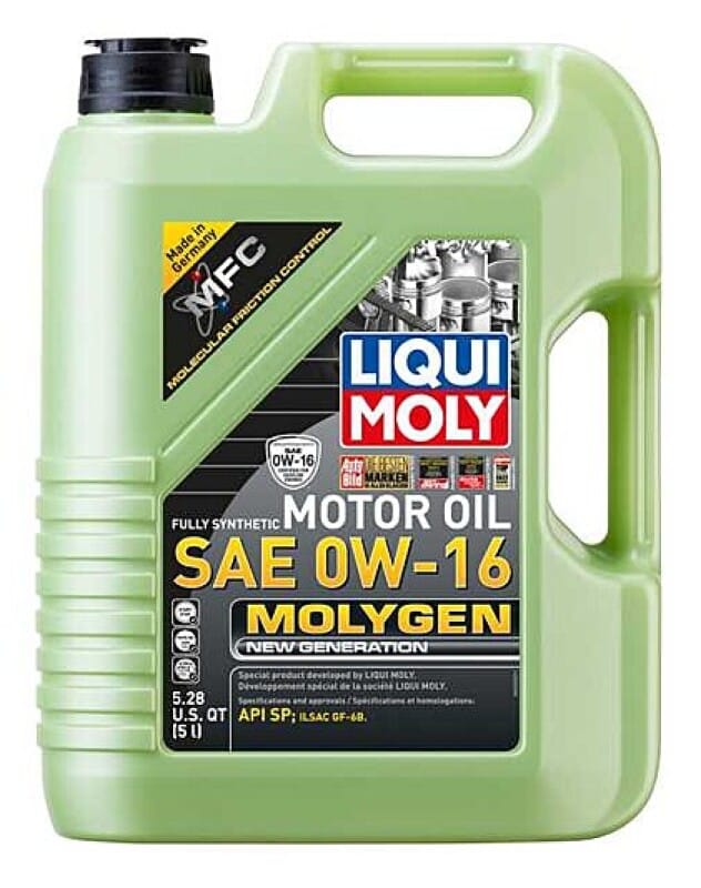 LIQUI MOLY — LIQUI MOLY 5L Molygen New Generation Motor Oil SAE 0W16