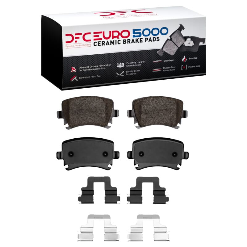DFC — DFC 00-18 Audi A6 (USA/Canada) Rear Euro 5000 Ceramic Brake Pads and Hardware Kit
DFC EURO Pads + HW