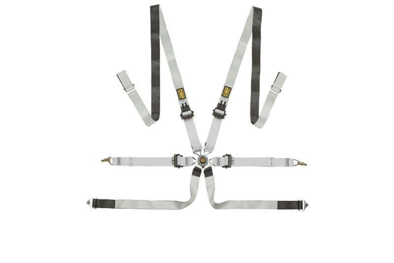 OMP — OMP Safety Harness One-D 2In Pull Down - Black/White (Fia 8853-2016)