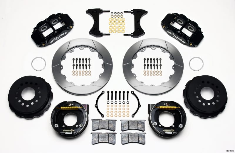 Wilwood — Wilwood Narrow Superlite 4R Rear P-Brk Kit 12.88in Chevy 12 Bolt w/ C-Clips
BRAKE KIT