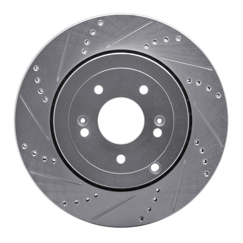 R1 Concepts — R1 10-16 Hyundai Genesis Coupe Rear Left Drilled & Slotted Silver Brake Rotor
R1 Brake Rotor Drill