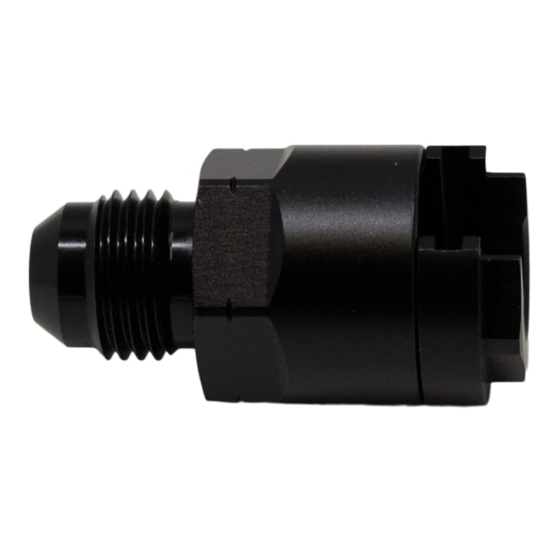 DeatschWerks — DeatschWerks 6AN Male Flare to 3/8in Female EFI Quick Connect Adapter - Anodized Matte Black
Lines & Fittings