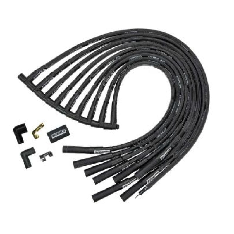 Moroso — Moroso Chevrolet Big Block Ignition Wire Set - Ultra 40 - Sleeved - HEI - Straight - Black