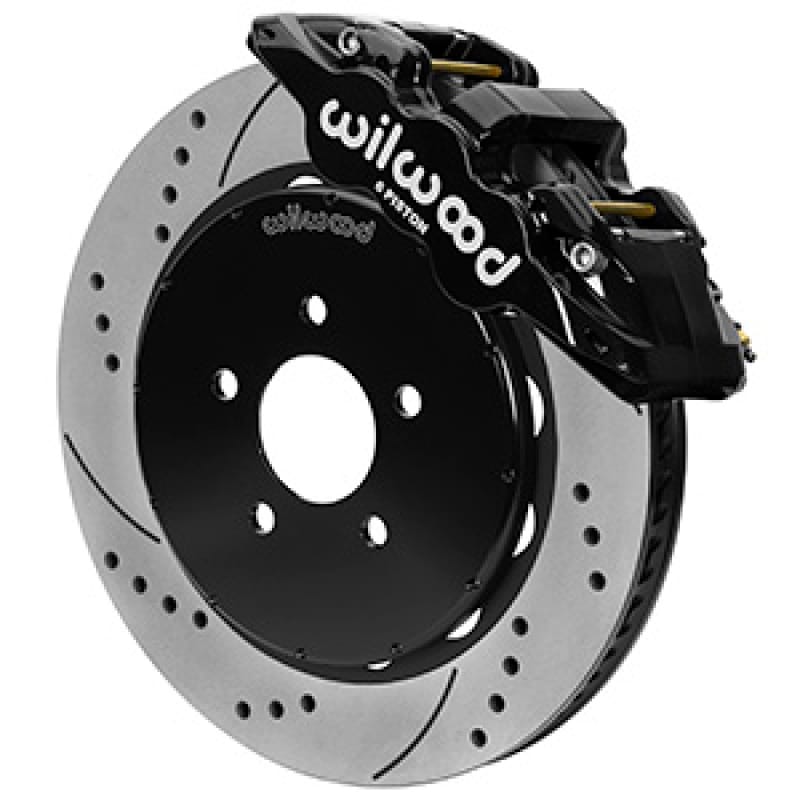 Wilwood — Wilwood Aero6R Front Big Brake Kit 14in Slotted Black Powder Coat 94-04 Ford Mustang SN95
BRAKE KIT