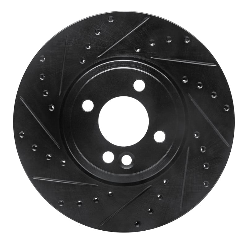 R1 Concepts — R1 02-06 Mini Cooper (Excl Clubman) Front Left Drilled & Slotted Black Brake Rotor
R1 Brake Rotor Drill