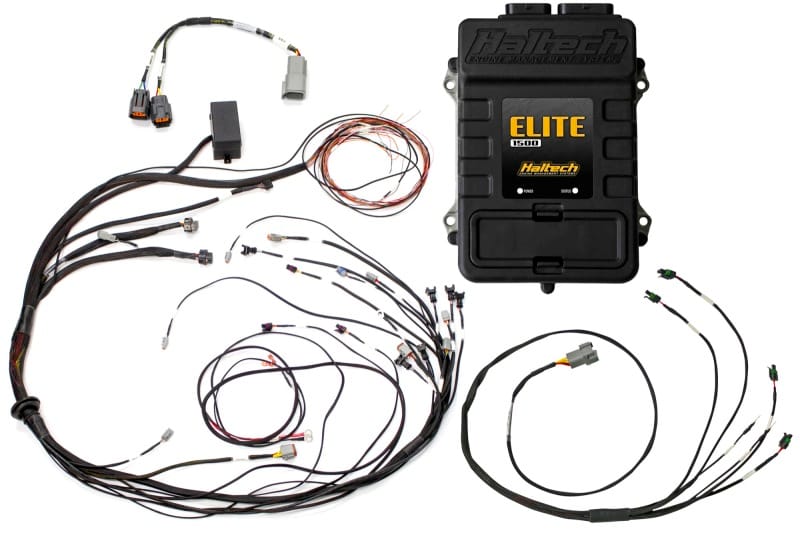 Haltech — Haltech Elite 1500 Terminated Harness ECU Kit w/ Square EV1 Injector Connectors
ECU