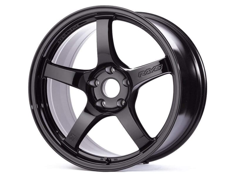Gram Lights — Gram Lights 57CR 18x9.5 +38 5x114.3 Glass Black Wheel (Min Order Qty Of 20)