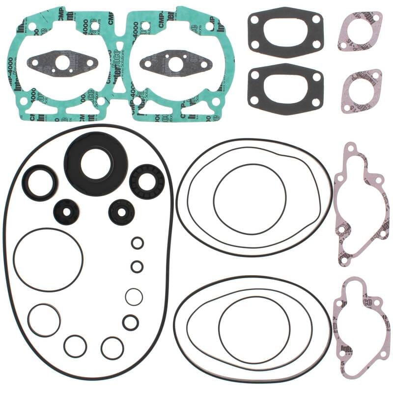 Vertex Pistons — Vertex Gaskets 97-00 Ski-Doo Formula 500/DLX LC Complete Gasket Kit w/ Oil Seals