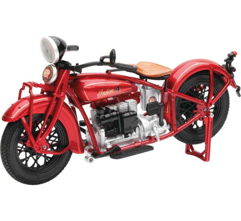 New Ray Toys — New Ray Toys 1930 Indian 4 (Red)/ Scale - 1:12