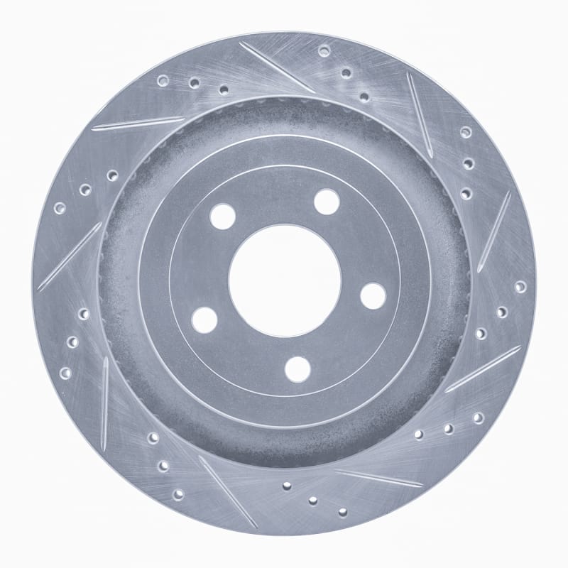 R1 Concepts — R1 15-23 Ford Mustang Rear Right Drilled & Slotted Silver Brake Rotor
R1 Brake Rotor Drill