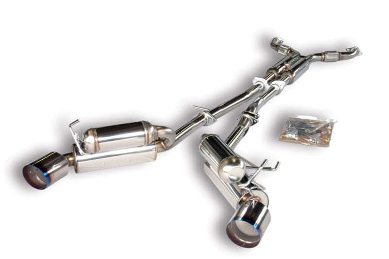 HKS — HKS 03-06 350z Dual Hi-Power Ti Tip Catback Exhaust (SUS304 NO COATING)