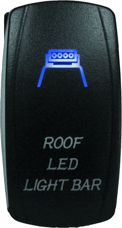 DragonFire Racing — Dual LED Switch, Laser-Etched, Roof LED On/Off, Blue