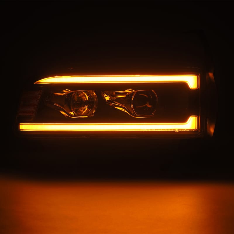 AlphaRex — AlphaRex 94-01 RAM 1500 LUXX LED Proj Headlights Blk w/Activ Light/Seq Signal/SB DRL
Projector Headlights