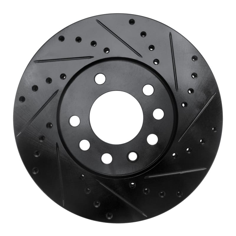 R1 Concepts — R1 03-11 Cadillac BLS (Mexico) Front Right Drilled & Slotted Black Brake Rotor
R1 Brake Rotor Drill
