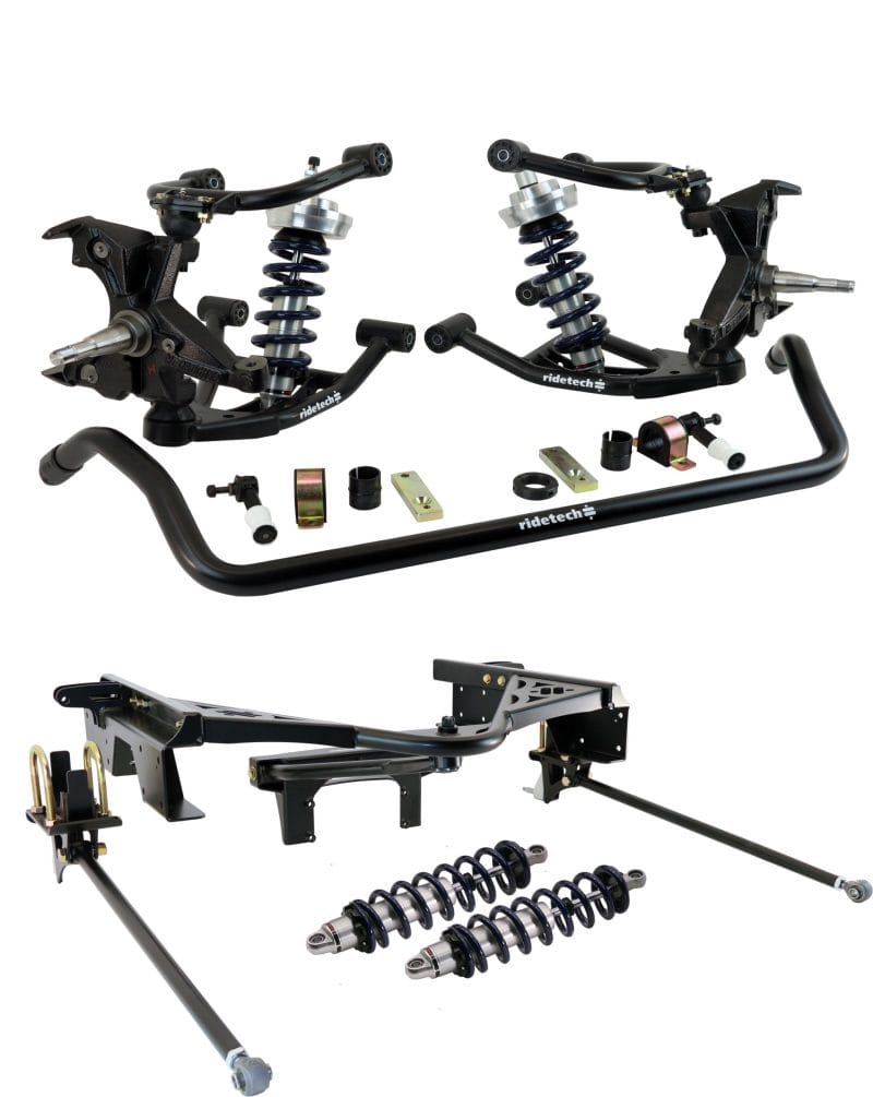 Ridetech — Ridetech 88-98 Chevy C1500 2WD CoilOver Suspension System w/ HD Drop Spindles
HQ CO Kit 88-98 C150