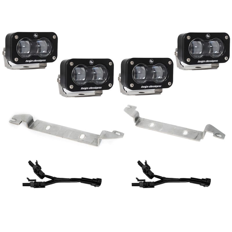 Baja Designs — Baja Designs 2022+ Toyota Tundra S2 SAE OEM Fog Light Replacement Kit - Clear